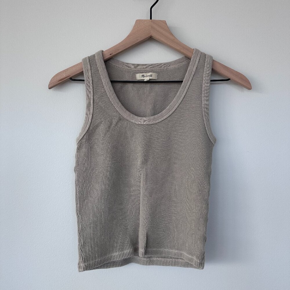 Madewell Cropped Ribbed Tank size XXS